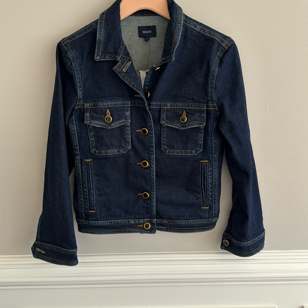 Khaite Small Dark Denim Jacket
